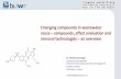 Emerging compounds in wastewater reuse compounds, effect ...