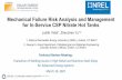 Mechanical Failure Risk Analysis and Management for In ...