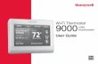 Wi-Fi Thermostat 9000 color - Global Industrial
