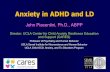 Anxiety in ADHD LD Piacentini 101416 - The Help Group