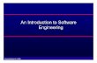 An Introduction to Software Engineering - ASLab
