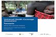 Universal Health Coverage Assessment Tanzania