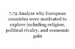 political rivalry, and economic explore including religion ...