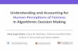 Understanding and Accounting for Human Perceptions of ...