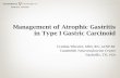 Management of Atrophic Gastritis in Type I Gastric Carcinoid - ITR8