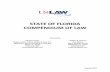 STATE OF FLORIDA COMPENDIUM OF LAW - USLAW NETWORK, Inc
