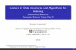 Lecture 2: Data structures and Algorithms for Indexing