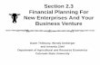 Chapter 8 Financial Planning: Budgeting for New ...