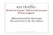 Electronic Warehouse Manager Bluetooth Setup