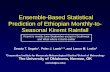 Ensemble-Based Statistical Prediction of Ethiopian Monthly ...