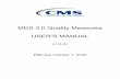 MDS 3.0 Quality Measures USER’S MANUAL (v14.0)