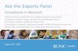 Ask the Experts Panel - UNC Research