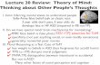 Lecture 20 Review: Theory of Mind: Thinking about Other ...