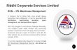 3PL Warehouse Management Services - RCSL