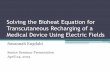 Solving the Bioheat Equation for Transcutaneous Recharging ...