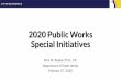 2020 Public Works Special Initiatives - South Bend, Indiana