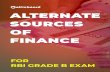Alternate Sources of Finance Free Finance e-book