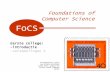 Foundations of Computer Science FoCS