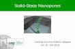 Solid State Nanopores - LMU