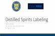 Distilled Spirits Labeling