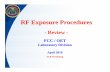 RF Exposure Procedures - fcc.gov