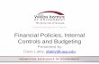 Financial Policies, Internal Controls, and Budgeting