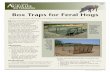 3-Box Traps for Feral Hogs - Texas A&M University