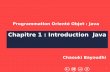 Chapitre 1 : Introduction Java