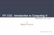 ITI 1121. Introduction to Computing II - subtitle