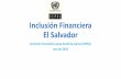 Inclusión Financiera El Salvador