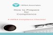 How to Prepare for Compliance - HIPAA Associates