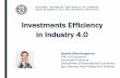 Investments Efficiency in Industry 4