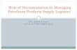 'Role of Documentation In Managing Petroleum Products ...