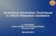 Quadrature Generation Techniques in CMOS Relaxation ...