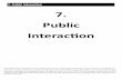 7.Public Interaction 7. Public Interaction