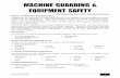 MACHINE GUARDING & EQUIPMENT SAFETY
