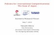 Policies for International Competitiveness: The Case of Japan