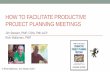 HOW TO FACILITATE PRODUCTIVE PROJECT PLANNING …
