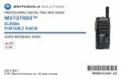MOTOTRBO SL3500e Portable Radio Quick Reference Guide