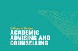 College of Design ACADEMIC ADVISING AND COUNSELLING