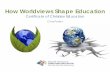 How Worldviews Shape Education