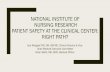 National institute of nursing research: patient safety at ...