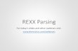 REXX Parsing