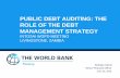 PUBLIC DEBT AUDITING: THE ROLE OF THE DEBT MANAGEMENT …