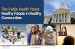 The Public Health Vision: Healthy People in Healthy ...