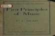 First principles of music - Archive