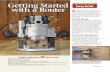Getting Started Develop Your Shop Skills with a Router