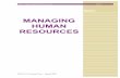 MANAGING HUMAN RESOURCES - George Mason University