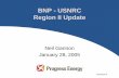 BNP - USNRC Region II Update