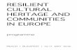 RESILIENT CULTURAL HERITAGE AND COMMUNITIES IN EUROPE